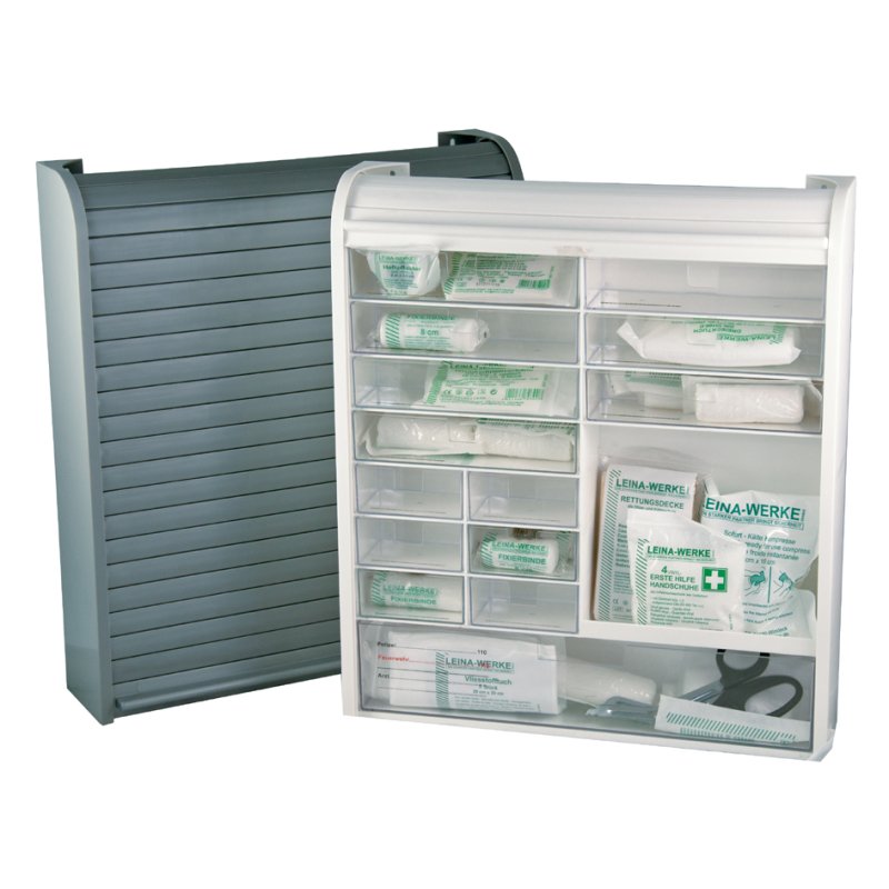 LEINA-WERKE verbandkast Sani Roll, leeg, wit, 420×100×480 mm